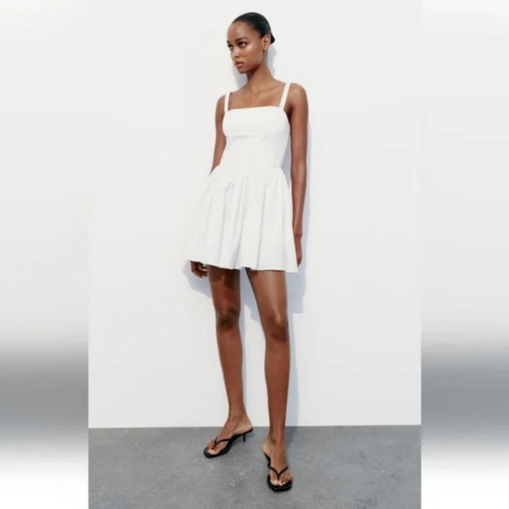 ZARA VOLUMINOUS SKIRT DRESS